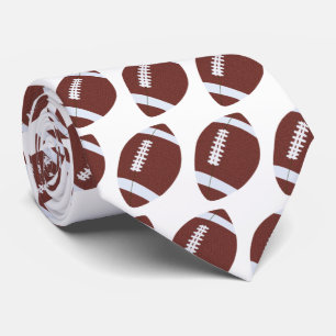 American Football Gridiron Ball Pattern Krawatte