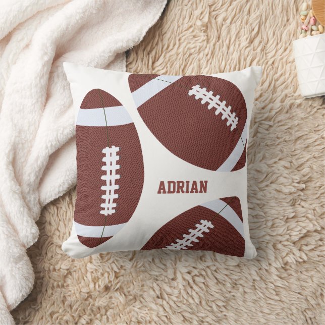 American Football Gridiron Ball Personalisiert Kissen (Decke)