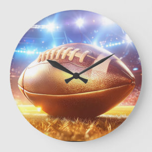 American Football Große Wanduhr