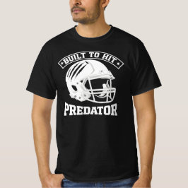 American-Football-Helm mit Klauenspuren T-Shirt