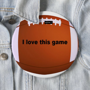 American Football: Ich Liebe dieses Spiel Button