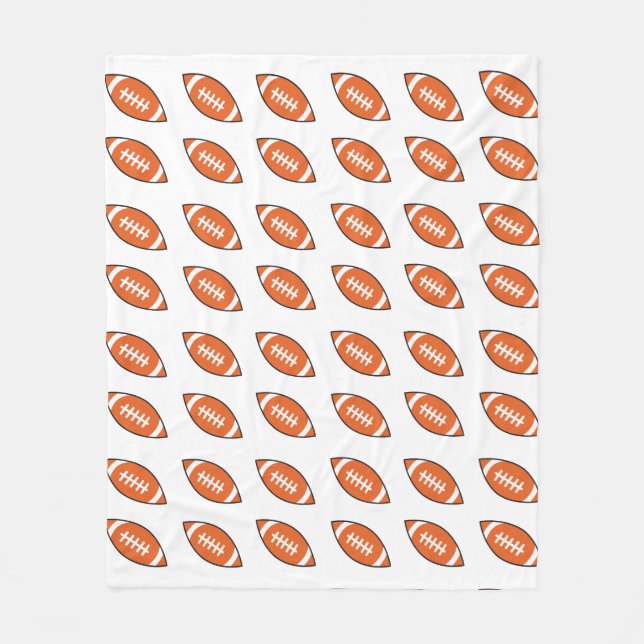 American Football Illustration Fleecedecke (Vorderseite)