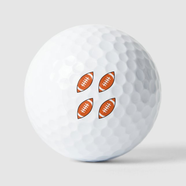 American Football Illustrations Golfball (Vorderseite)