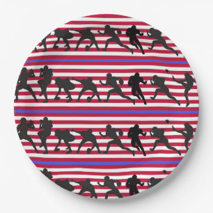 American Football Image for Paper Plate Pappteller