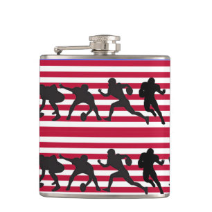 American Football image for Vinyl Wrapped Flask Flachmann