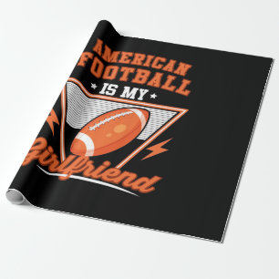 American Football ist meine Freundin Geschenkpapier
