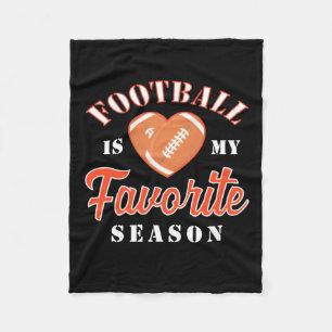 American Football ist meine Lieblingsjahreszeit Fleecedecke