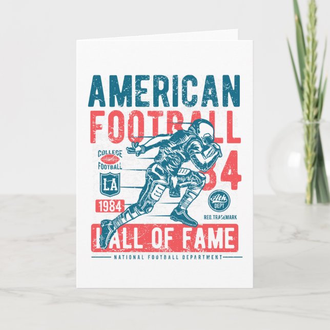 American Football Karte (Vorderseite)