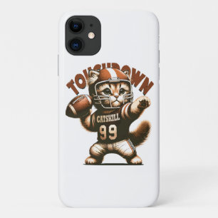 American Football Katze - Touchdown Purrfection Case-Mate iPhone Hülle