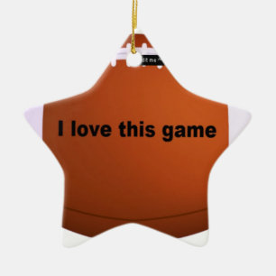 American Football Keramik Ornament