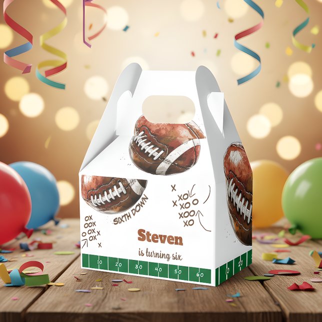 American Football Kindergeburtstag Geschenkschachtel (Von Creator hochgeladen)