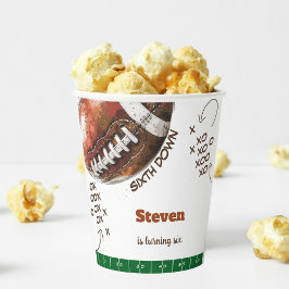 American Football Kindergeburtstag Pappbecher