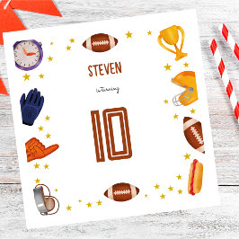 American Football Kindergeburtstag Serviette
