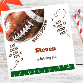 American Football Kindergeburtstag Serviette