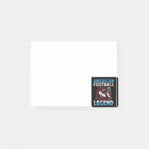 American Football Legend Post-it Notes Klebezettel