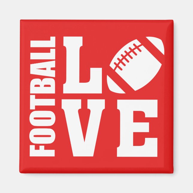 American Football Liebe Magnet (Vorne)