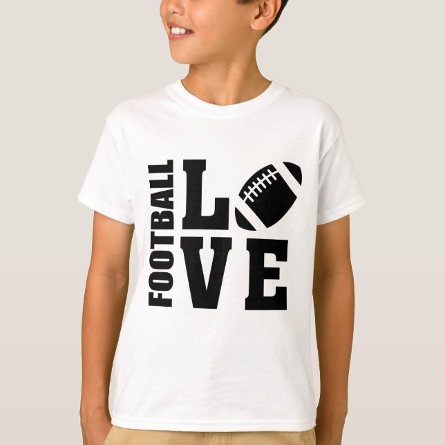 American Football Liebe T-Shirt (Vorderseite)