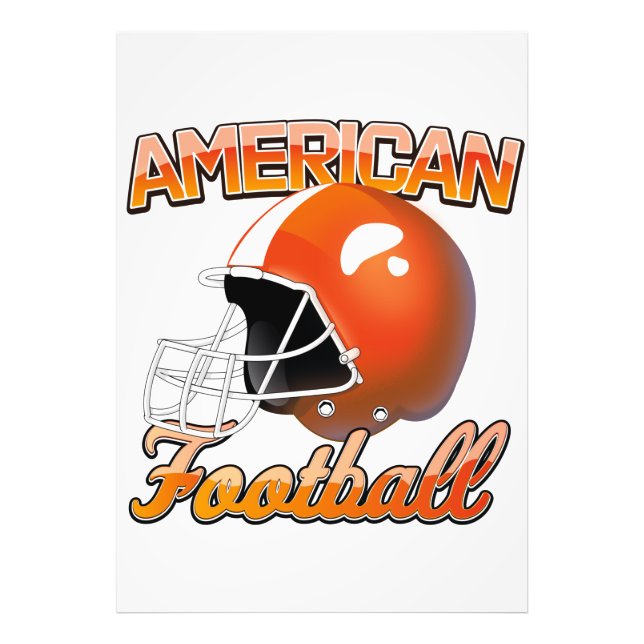 American Football Logo Fotodruck (Vorne)