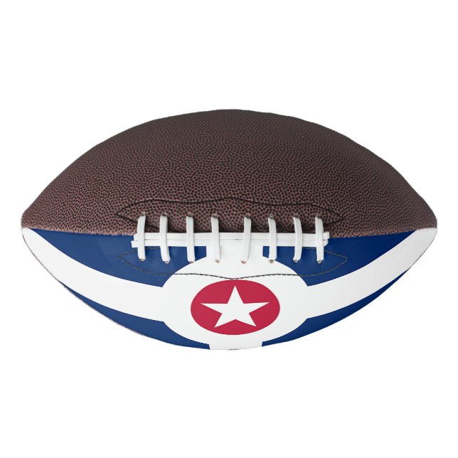 American Football mit der Flagge Indianapolis (Vorderseite)