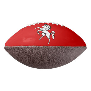 American Football mit der Flagge von Kent, England