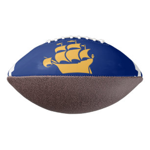 American Football mit der Flagge von Quebec City