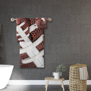 American Football Nah Foto Badhandtuch Set