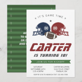 American Football Navy Rot, Jegliches Alter Geburt Einladung