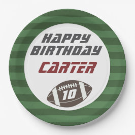 American Football Navy Rot, Jegliches Alter Geburt Pappteller