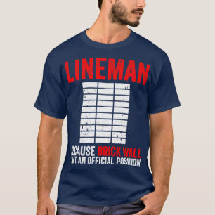 American Football Offensive Lineman T-Shirt