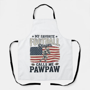 American-Football-Papaya-Vintage-Amerikanisches-Fl Schürze