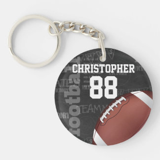 American Football - Personalisierter Fußballball Schlüsselanhänger