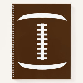 American Football Player Custom Team Color Sports Notizbuch