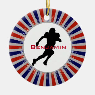 American Football Player Design Ornament