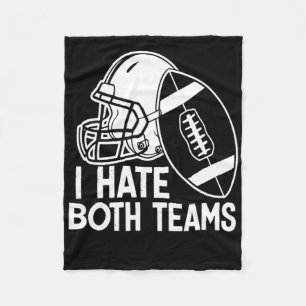 American Football Player I Hass Beide Teams Sport Fleecedecke