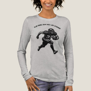 American Football Player Illustration Tri-Blend Sh Shirt