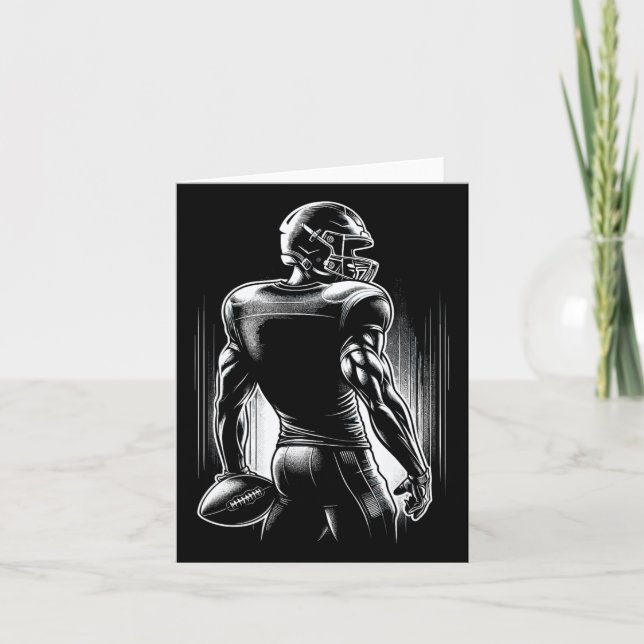 American Football Player Karte (Vorderseite)