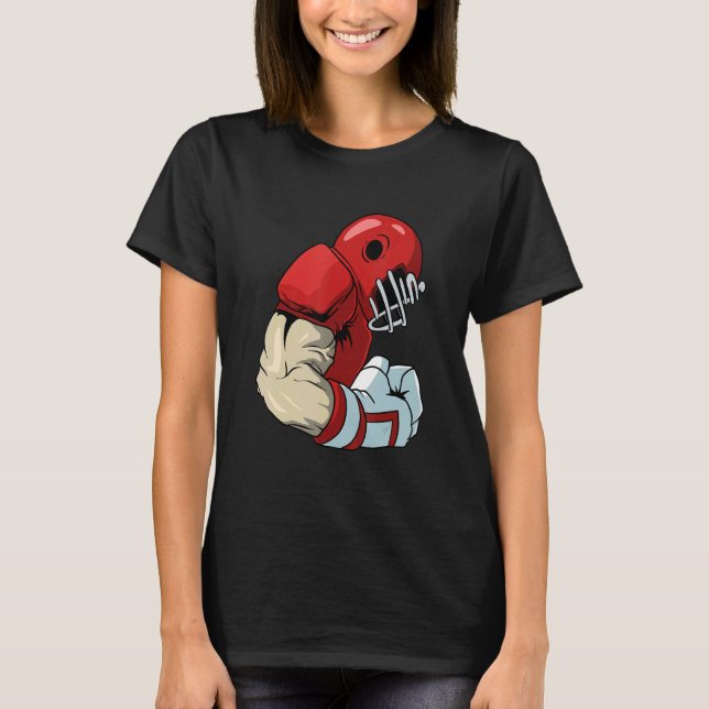 American football player T-Shirt (Vorderseite)