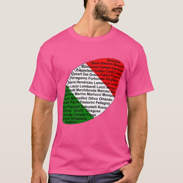 American Football Players T-Shirt (Vorderseite)