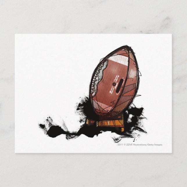 American Football Postkarte (Vorderseite)