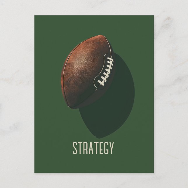 American Football Postkarte (Vorderseite)
