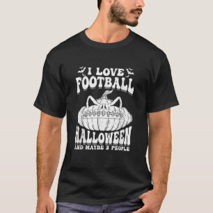 American Football Pumpkin Football Football Hall T-Shirt