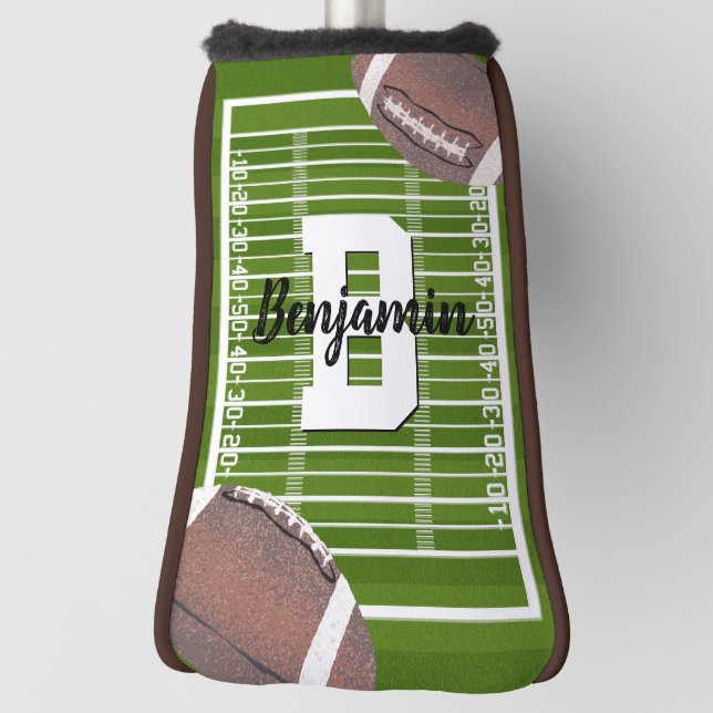 American Football Putter Golf Headcover (Rotieren 90)