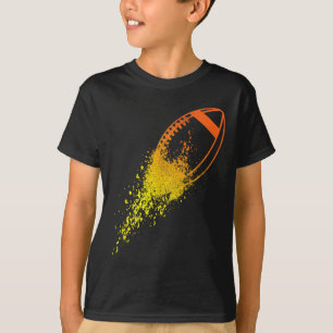 American-Football-Quarterback-Lineman-Vintage-Foot T-Shirt