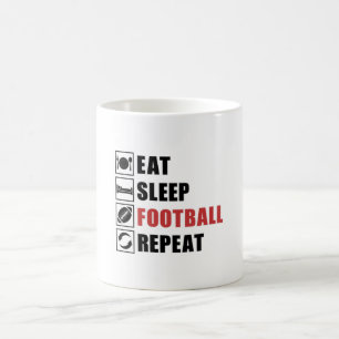 American Football Repeat Team Game USA Gift Idea Kaffeetasse