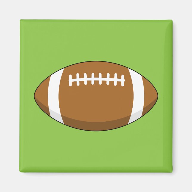 American Football Rugby Ball Magnet (Vorne)
