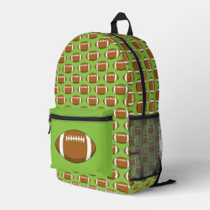 American Football Rugby Ball Pattern Bedruckter Rucksack