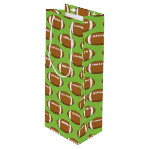 American Football Rugby Ball Pattern Geschenktüte Für Weinflaschen