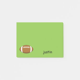 American Football Rugby Ball Personalisieren Post-it Klebezettel