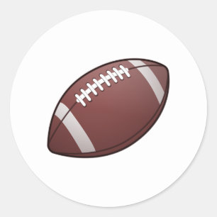 American Football Runder Aufkleber