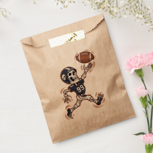 American Football Skeleton Halloween Football Geschenktütchen